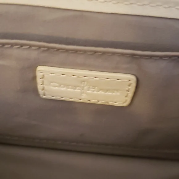 Cole Haan Summer Straw Crossbody w Cream Trim - Picture 4 of 7